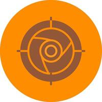 Shutter Creative Icon Design vector