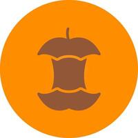 diseño de icono creativo de manzana vector