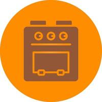 diseño de icono creativo de horno vector