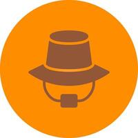 diseño de icono creativo de sombrero vector