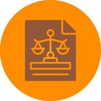 Justice Creative Icon Design vector