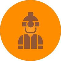 Worker Creative Icon Design vector