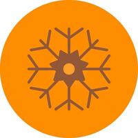 diseño de icono creativo de copo de nieve vector