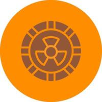 Line bronw Glpyh Design vector