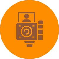 Vlogger Creative Icon Design vector