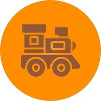 Line bronw Glpyh Design vector