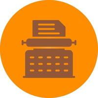 Typewriter Creative Icon Design vector