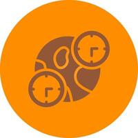 Jet Lag Creative Icon Design vector