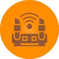 Wifi Router Creative Icon Design vector