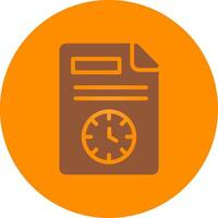 Schedule Creative Icon Design vector