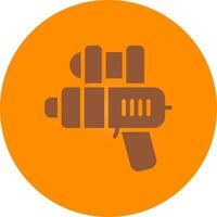 Line bronw Glpyh Design vector