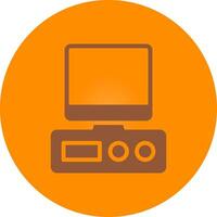 Computer Creative Icon Design vector