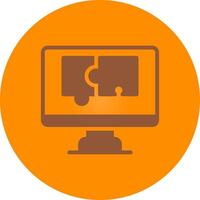 Puzzle Creative Icon Design vector