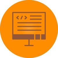 Code Creative Icon Design vector