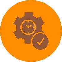 Time Management Creative Icon Design vector