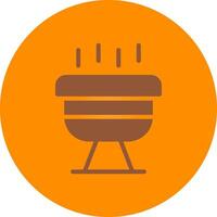 diseño de icono creativo de barbacoa vector