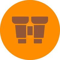 Binocular Creative Icon Design vector