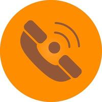 Phone Receiver Creative Icon Design vector