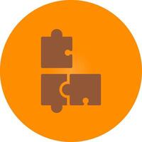 Puzzle Creative Icon Design vector