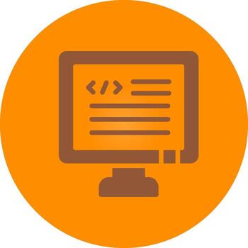 Code Creative Icon Design vector