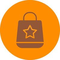 diseño de icono creativo de bolsa de compras vector