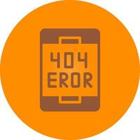 Error Creative Icon Design vector