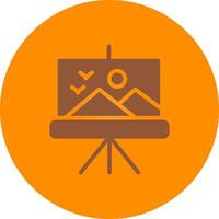 Canvas Creative Icon Design vector