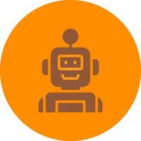 diseño de icono creativo bot vector