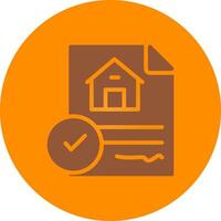 Home Insurance Creative Icon Design vector