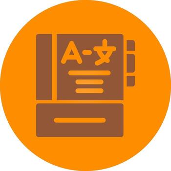 Language Learning Creative Icon Design vector