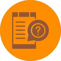 Question Creative Icon Design vector