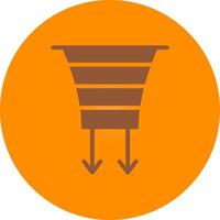 Funnel Creative Icon Design vector