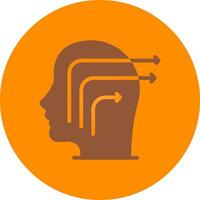 Knowledge Extraction Creative Icon Design vector