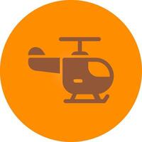 Helicopter Creative Icon Design vector