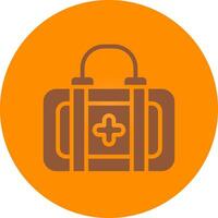 First Aid Kit Creative Icon Design vector