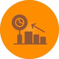 Predictive Analytics Creative Icon Design vector