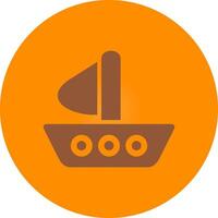 Boat Creative Icon Design vector