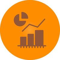 Statistical Analysis Creative Icon Design vector
