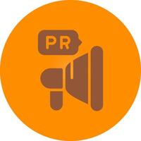 Public Relations Creative Icon Design vector