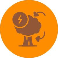 Eco Electricity Creative Icon Design vector