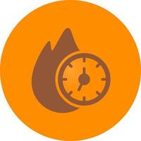 Deadline Creative Icon Design vector