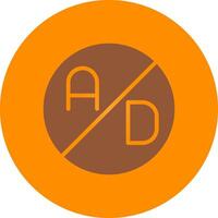 Ad Blocker Creative Icon Design vector