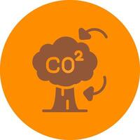 CO2 Creative Icon Design vector