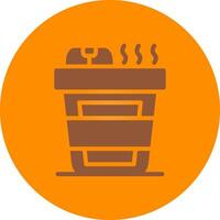 Hot Drink Creative Icon Design vector