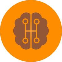 Humanoid Robot Creative Icon Design vector