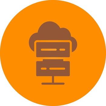 Cloud Computing Creative Icon Design vector