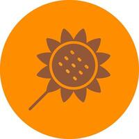 diseño de icono creativo de girasol vector