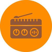 Radio Creative Icon Design vector