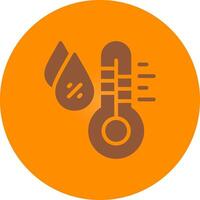 Humidity Creative Icon Design vector