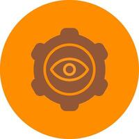 Eye Setting Creative Icon Design vector